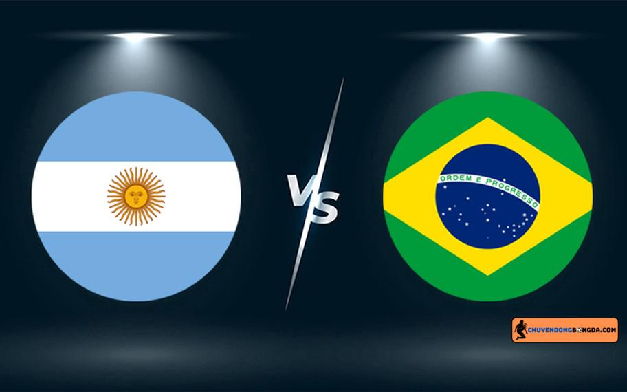 Thống kê lịch sử đối đầu Argentina vs Brazil 10 trận gần nhất